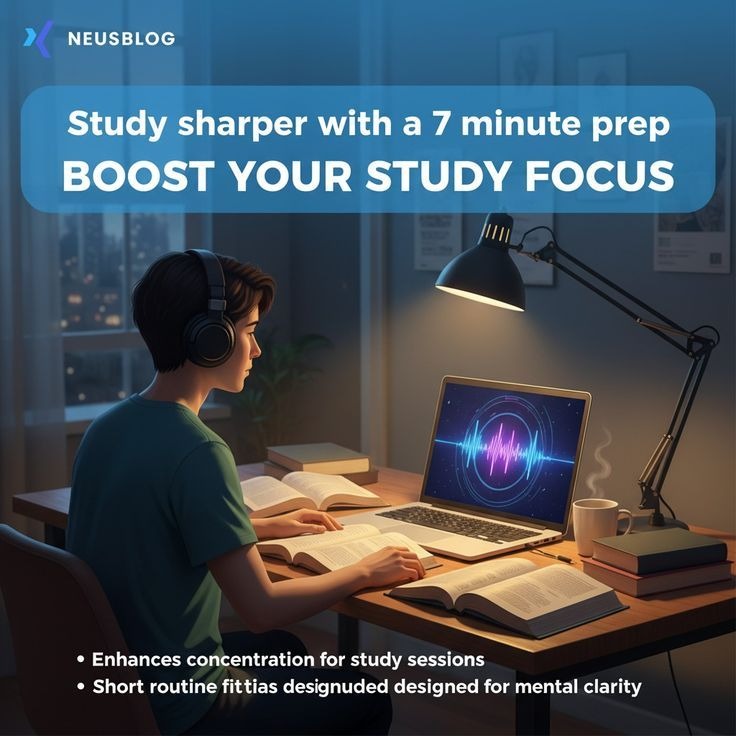 Person using audio program for focus